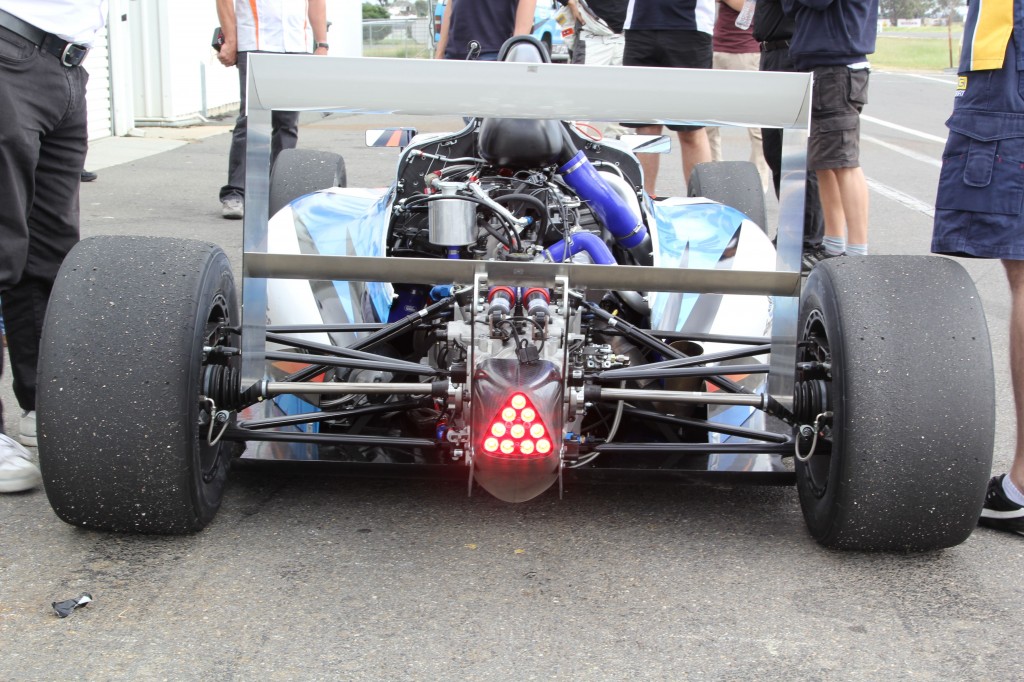 Formula 4 car - rear view